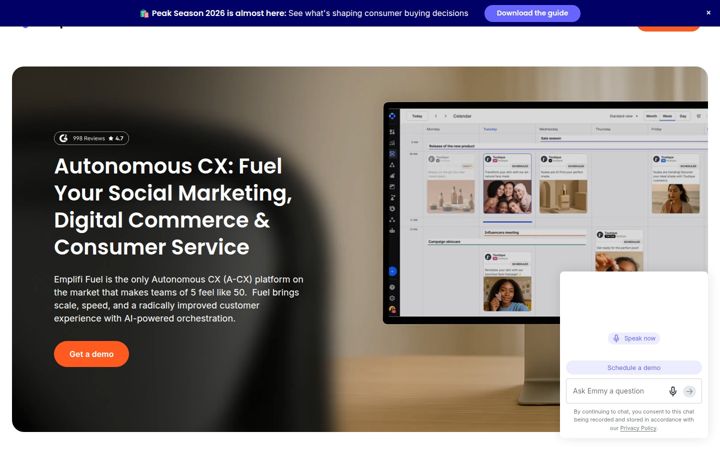 Екранна снимка на socialbakers.com