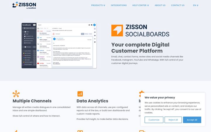 Screenshot of socialboards.com