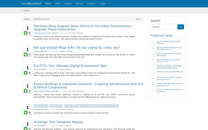 Screenshot of socialbuzzfeed.com