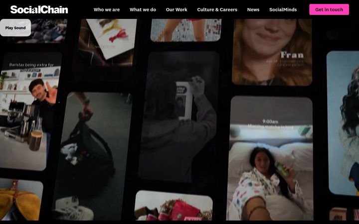 Screenshot of socialchain.com
