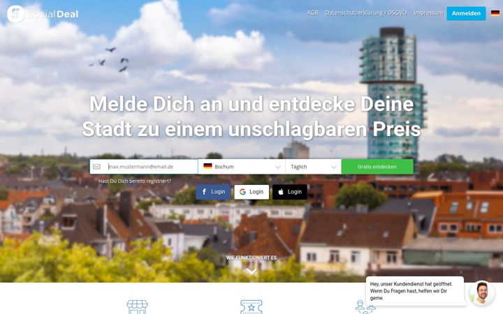 Screenshot of socialdeal.de