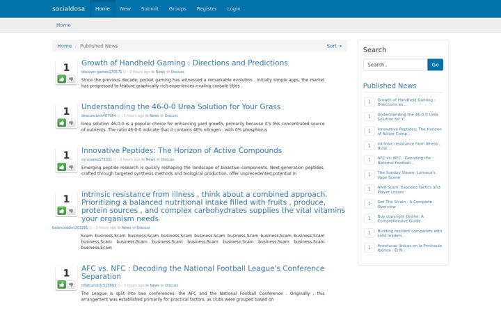 Screenshot of socialdosa.com
