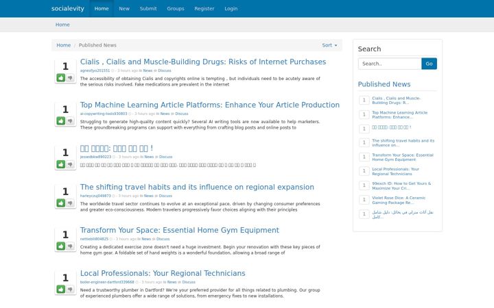 Screenshot of socialevity.com