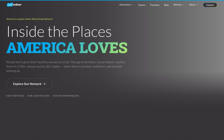 Screenshot of socialindoor.com