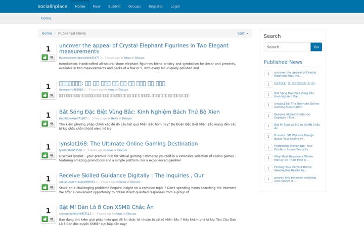 Screenshot of socialinplace.com