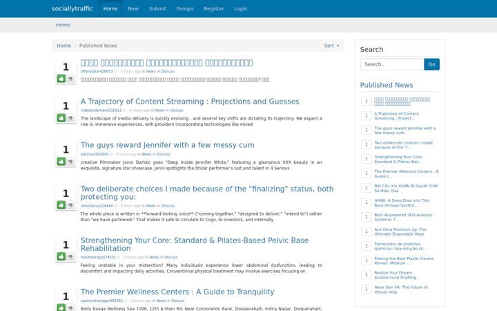 Screenshot of sociallytraffic.com