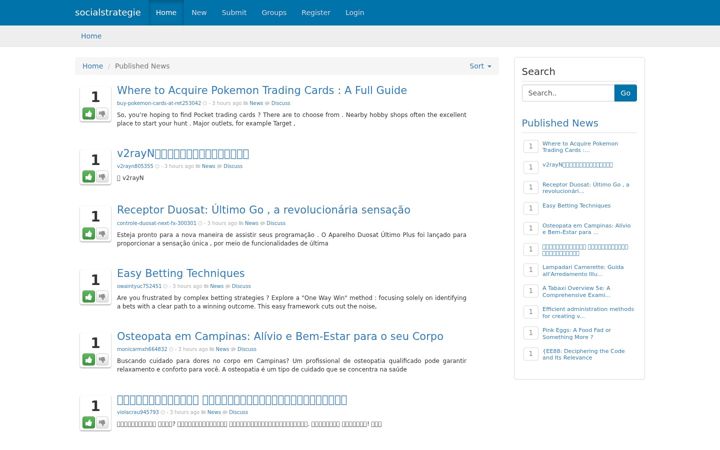 Screenshot of socialstrategie.com