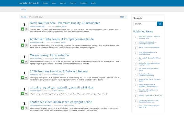 Screenshot of socialwebconsult.com