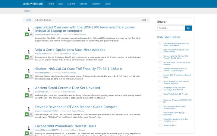 Screenshot of socialwebleads.com