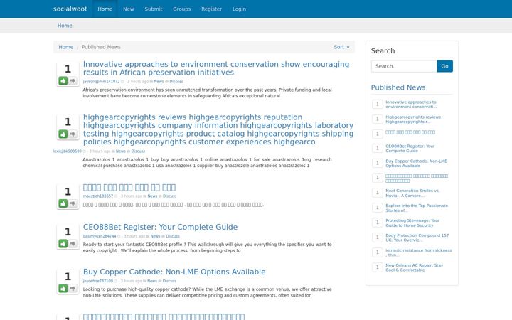 Screenshot of socialwoot.com