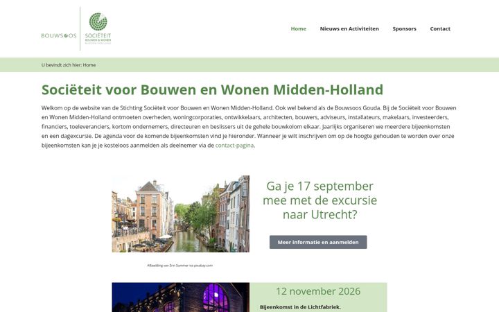 Captura de ecrã de societeitbouwenenwonen.nl