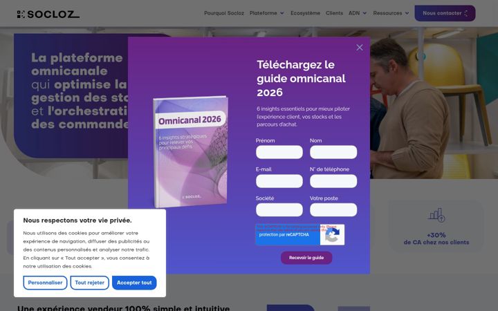 Screenshot of socloz.com