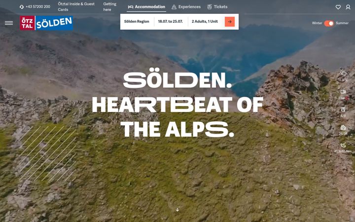 Screenshot of soelden.com