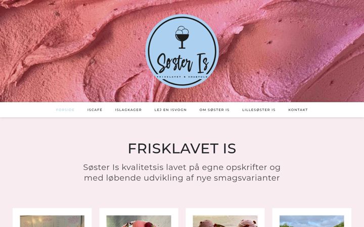 Screenshot of soesteris.dk