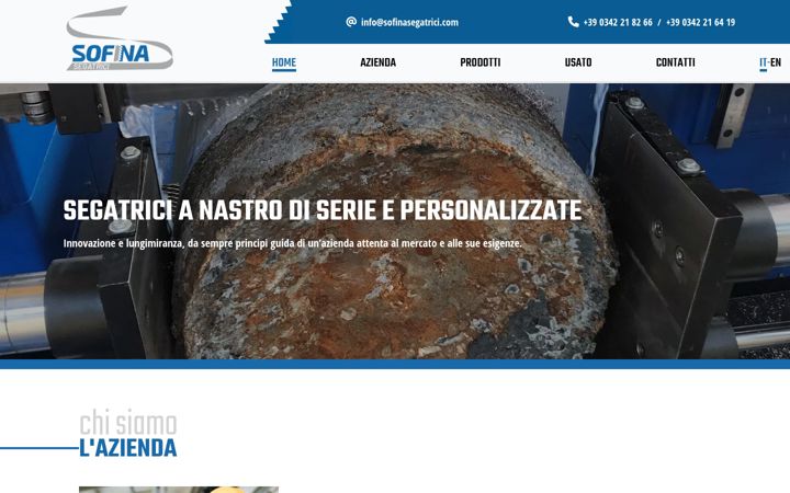 Screenshot van sofinasegatrici.com