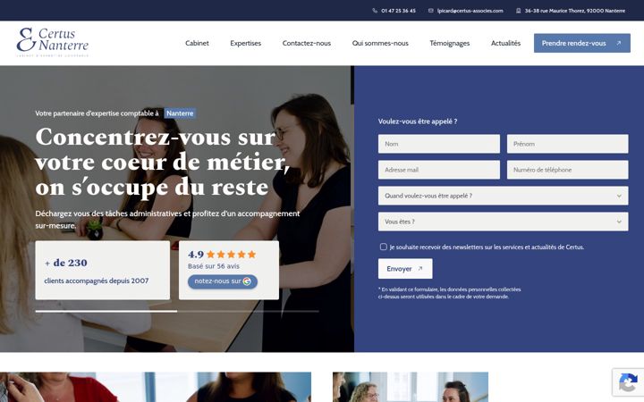Screenshot of sofitec-associes.com