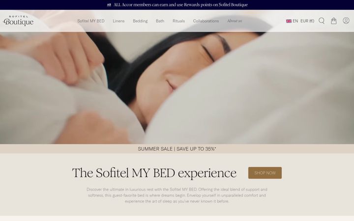 Skjermbilde av sofitelboutique.com