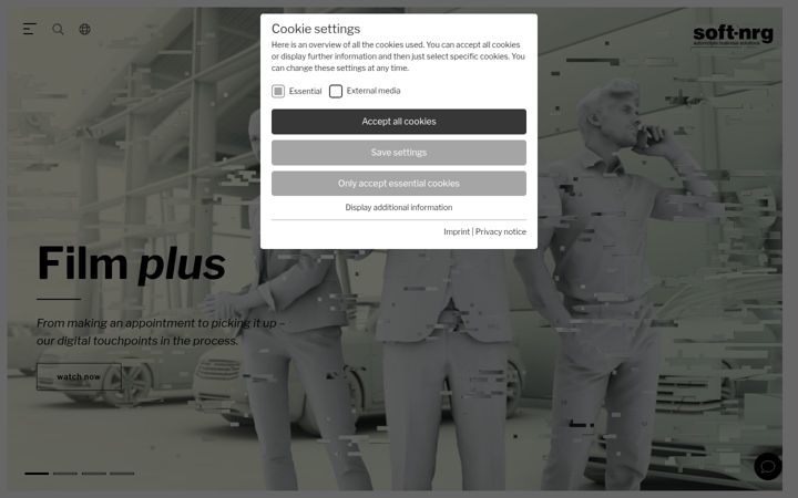 Screenshot of soft-nrg.com