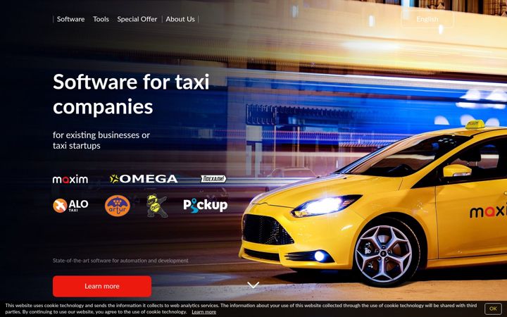 Screenshot of soft-taxi.com
