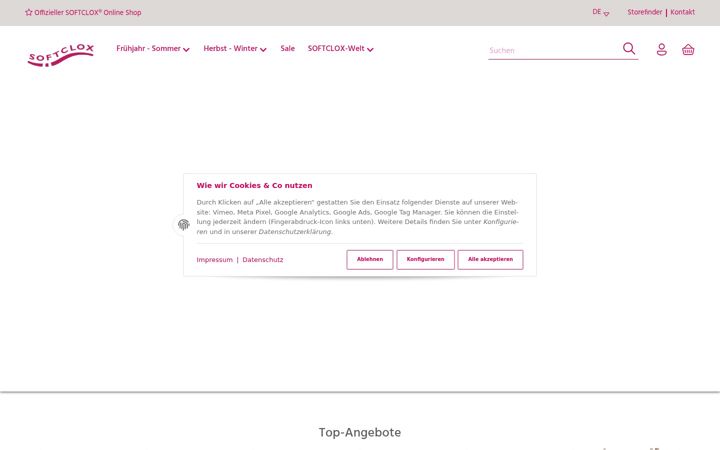 Screenshot of softclox.com