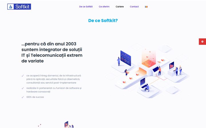Screenshot van softkit.ro