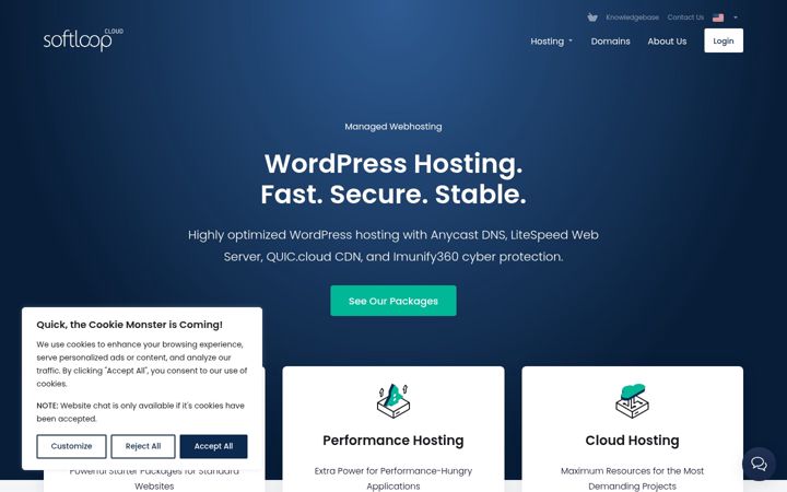 Screenshot of softloop.cloud