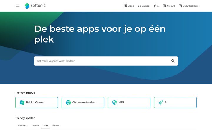 Screenshot of softonic.nl