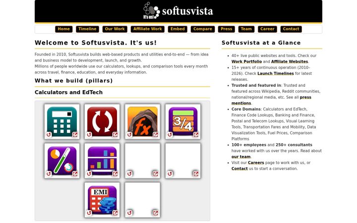 Screenshot of softusvista.com