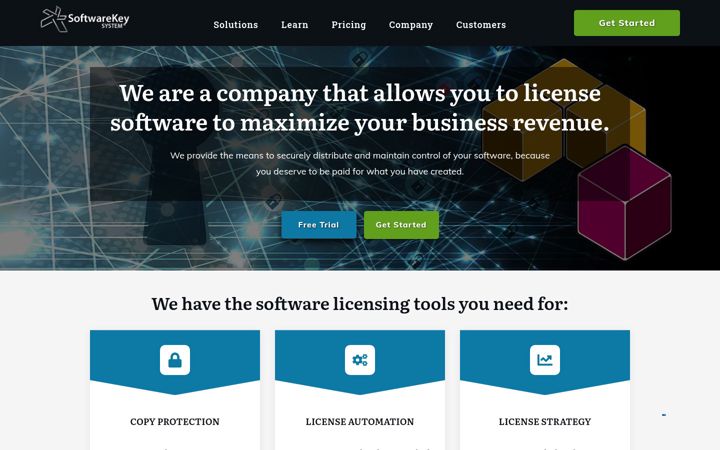 Екранна снимка на softwarekey.com