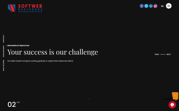 Screenshot of softwebdesigners.com