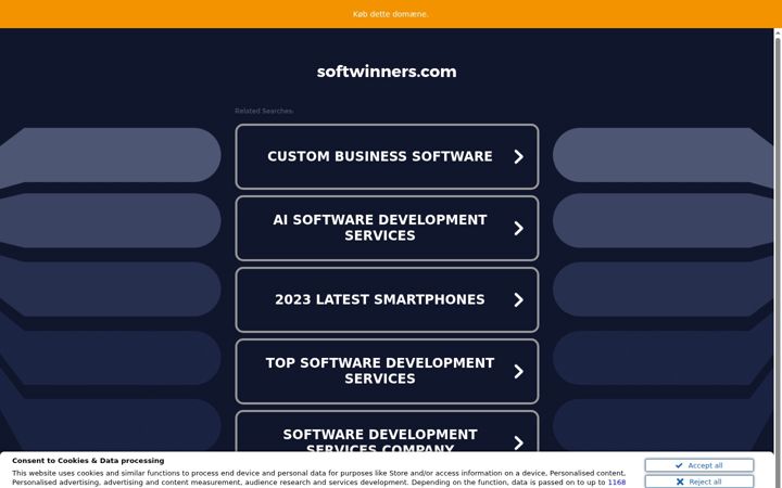 Captura de pantalla de softwinners.com