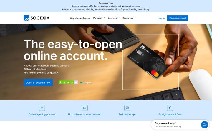 Screenshot of sogexia.com