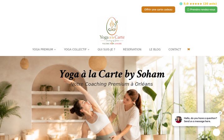 Skjámynd af soham-yoga-ayurveda.fr