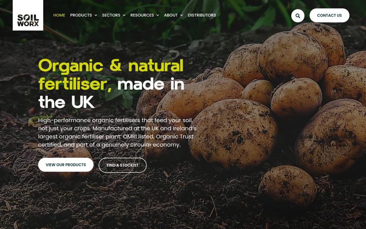Screenshot of soilworx.ie