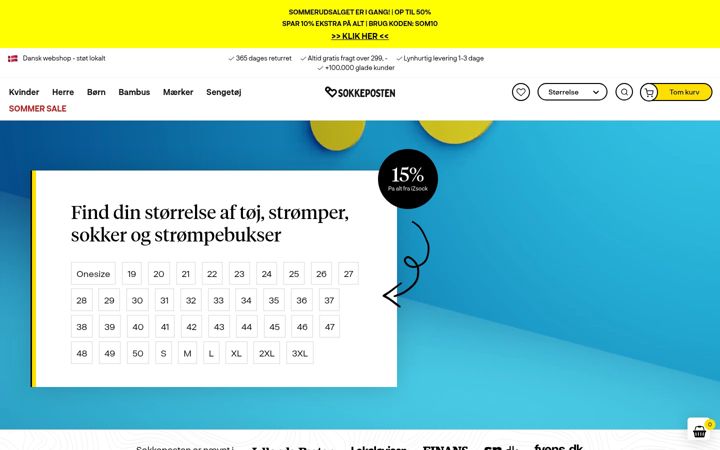 Skærmbillede af sokkeposten.dk