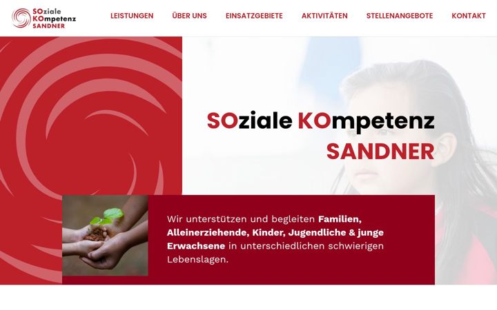 Captura de pantalla de soko-sandner.de