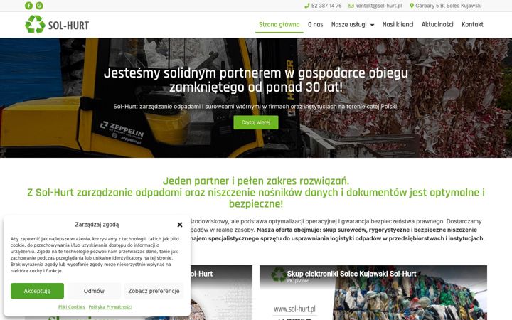 Snímek obrazovky sol-hurt.pl