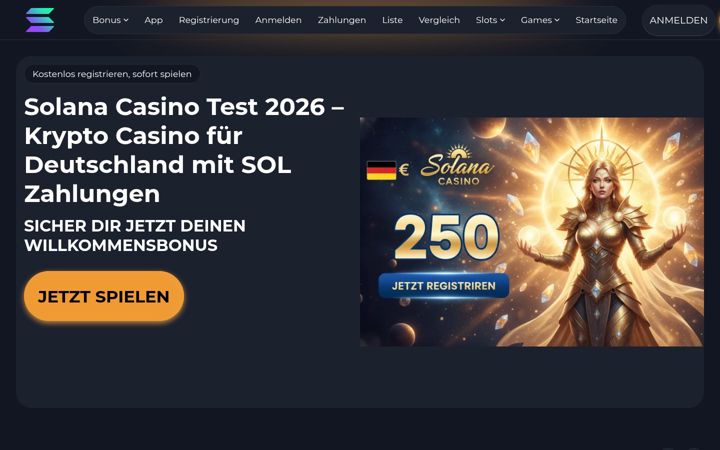 Screenshot of solanagxy.com