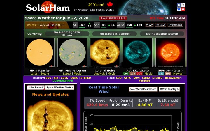 Screenshot of solarham.com