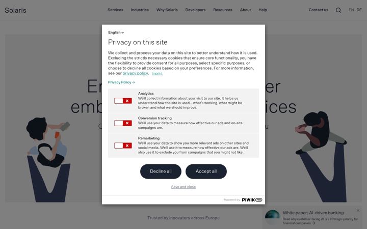 Screenshot of solarisgroup.com