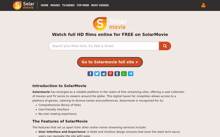 Screenshot of solarmovie.ma