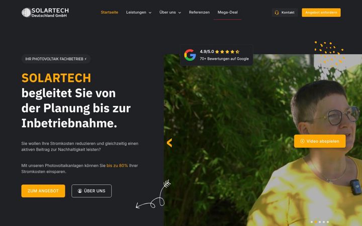 Ekrānuzņēmums no solartech-deutschland.de