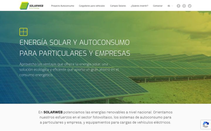 Screenshot van solarwebsl.com