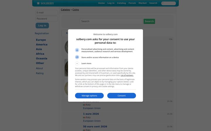 Screenshot of solbery.com