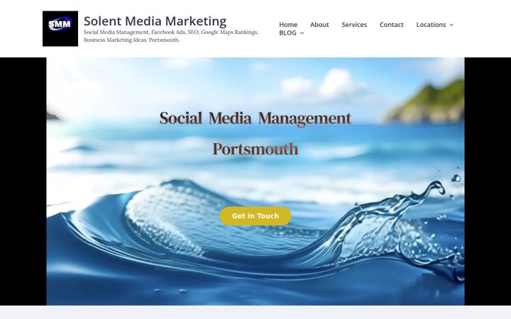 Skjermbilde av solent-marketing.uk