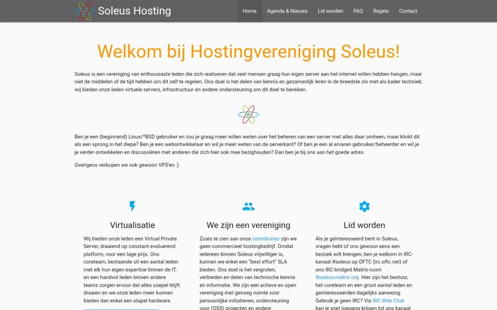 Screenshot ta' soleus.nu