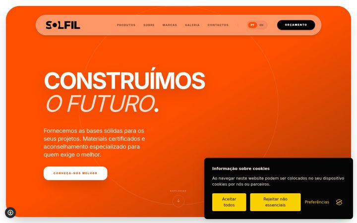 Screenshot of solfil.com