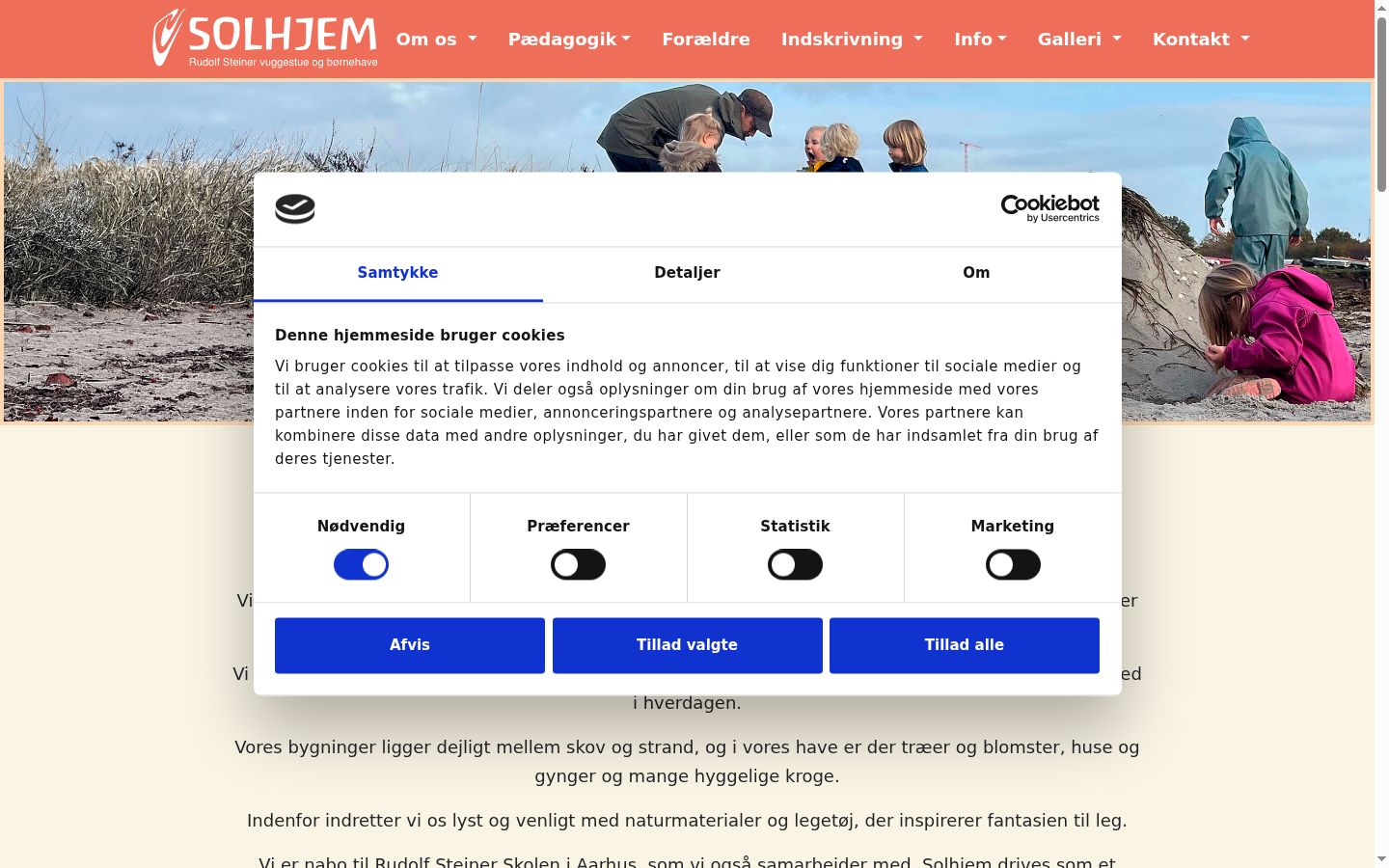 Zrzut ekranu banera zgody wyświetlanego przed jakąkolwiek interakcją