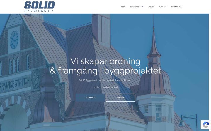 Zrzut ekranu solidbyggkonsult.se