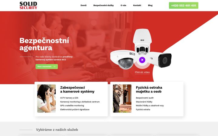 Screenshot of solidsecurity.cz